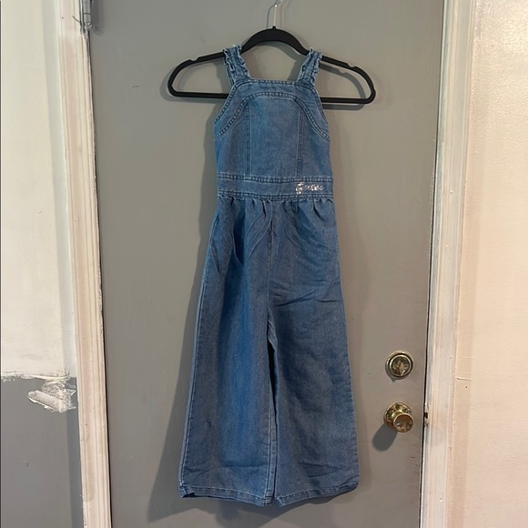 Guess Blue Denim Romper s 6/7‎ - Picture 1 of 6